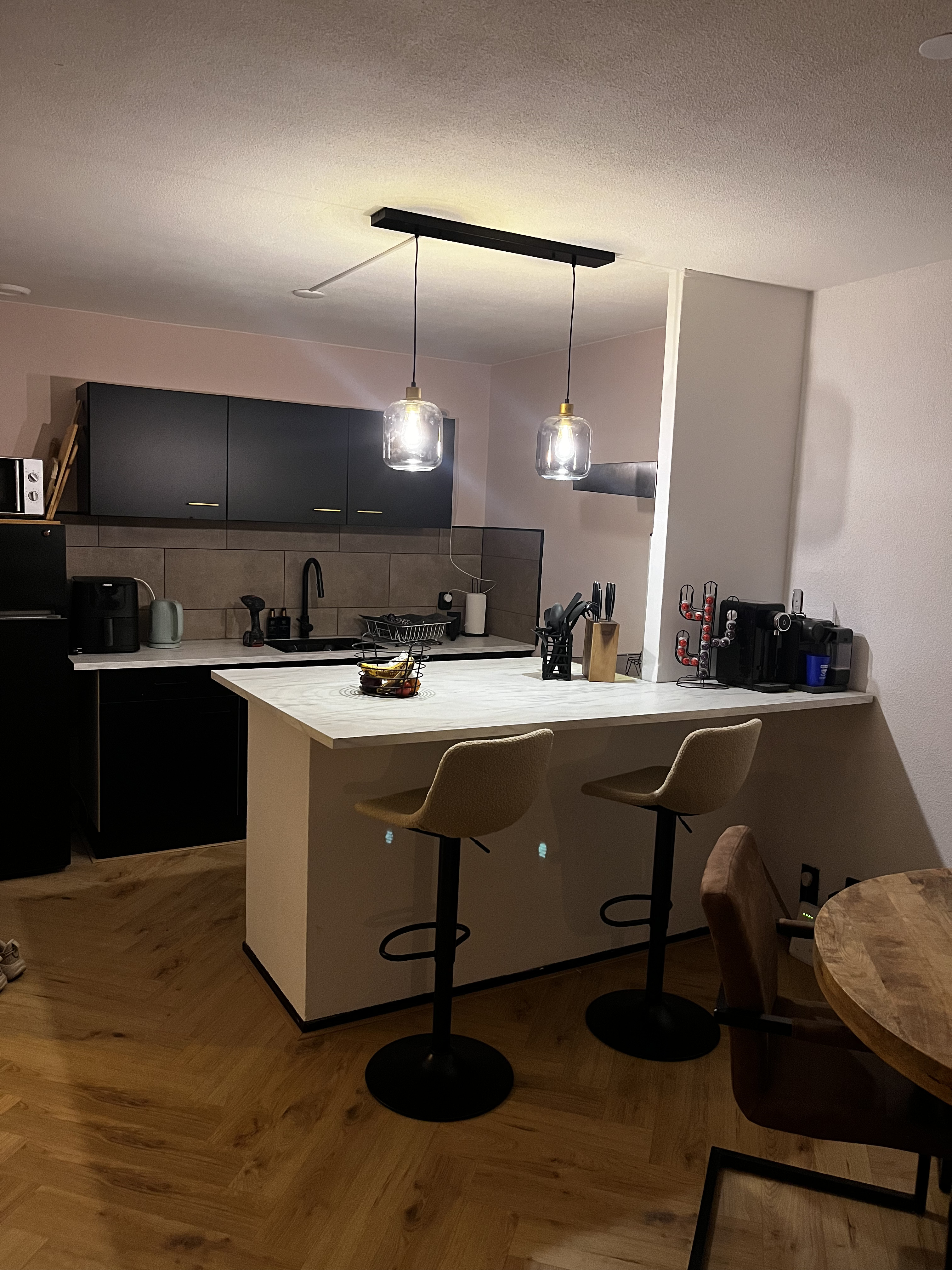 Grote renovatie van keuken tot vloer
